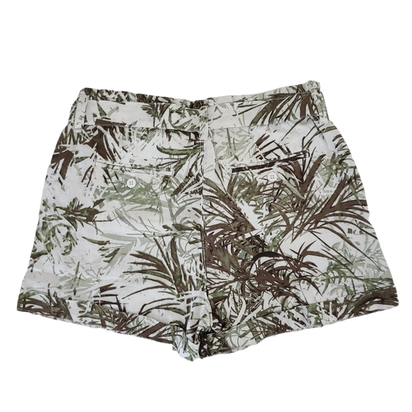 Sanctuary Palm Belted 100% Linen Shorts Size L - Picture 2 of 8